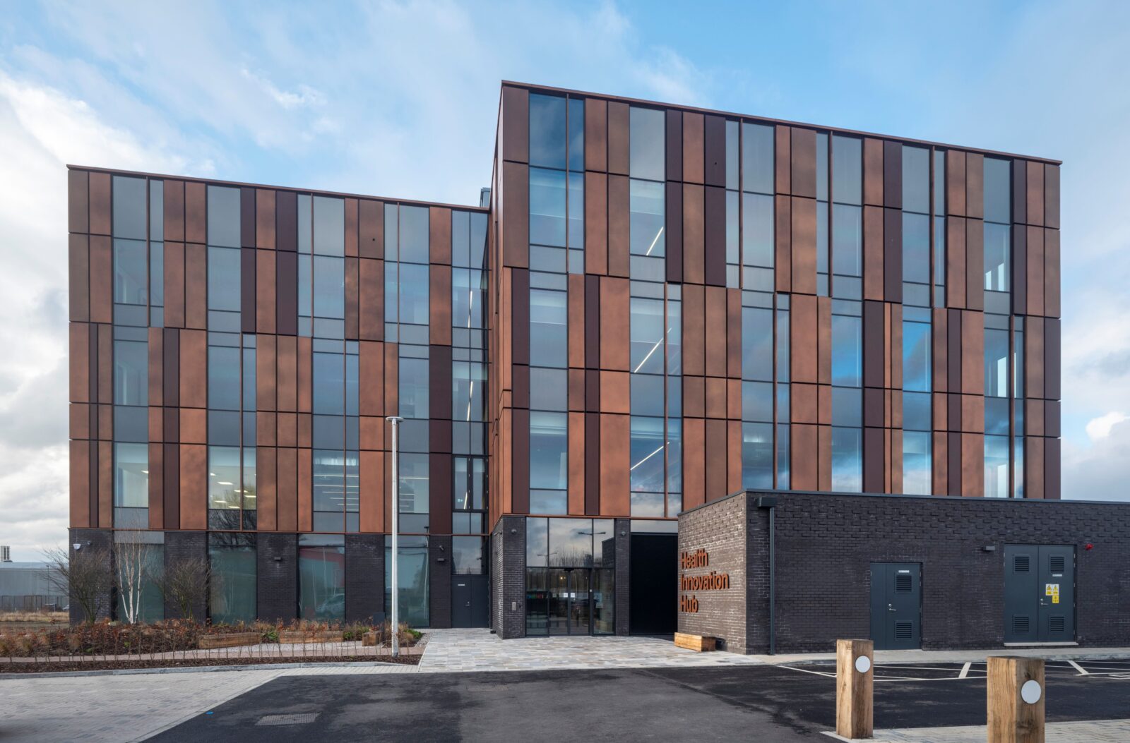 Exterior of Health Innovation Hub Glasgow