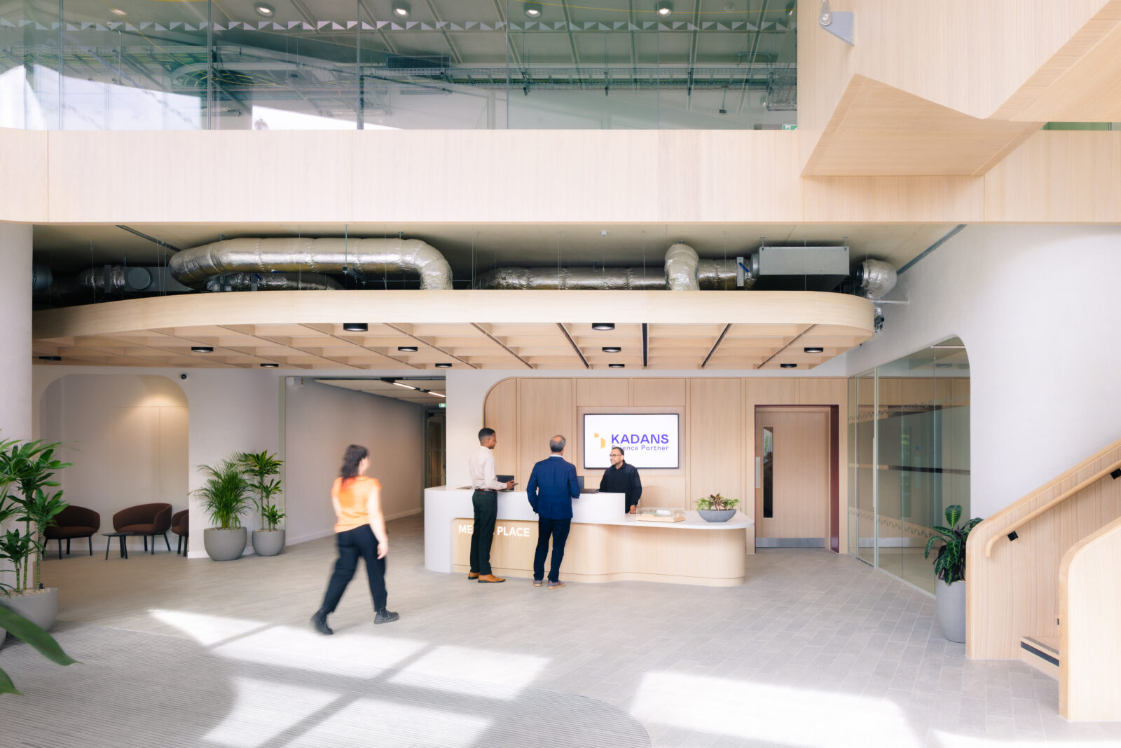Merlin Place reception area
