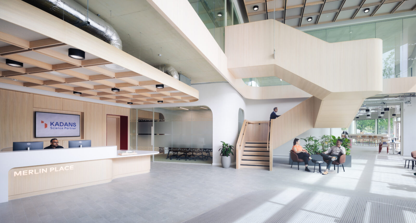 Merlin Place reception area