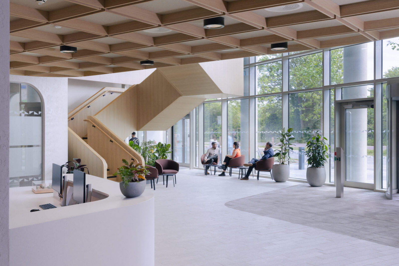 Merlin Place reception area