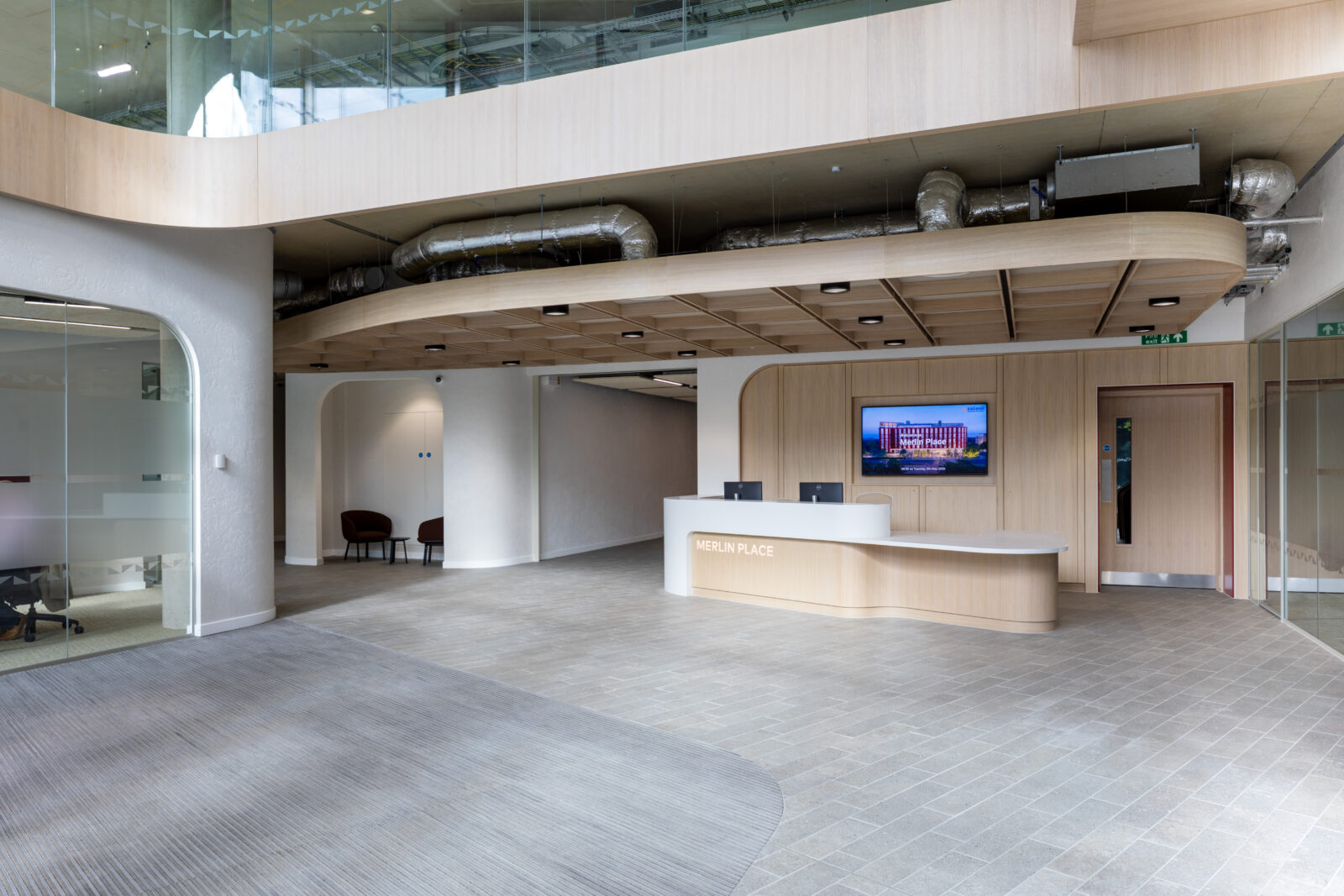 Reception Merlin Place Cambridge