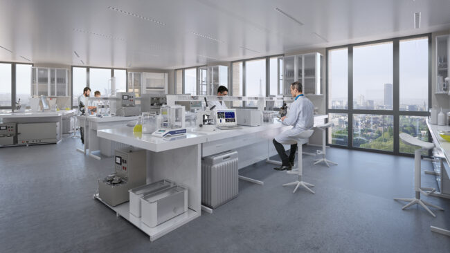 Flexible laboratory and office spaces in The Hive