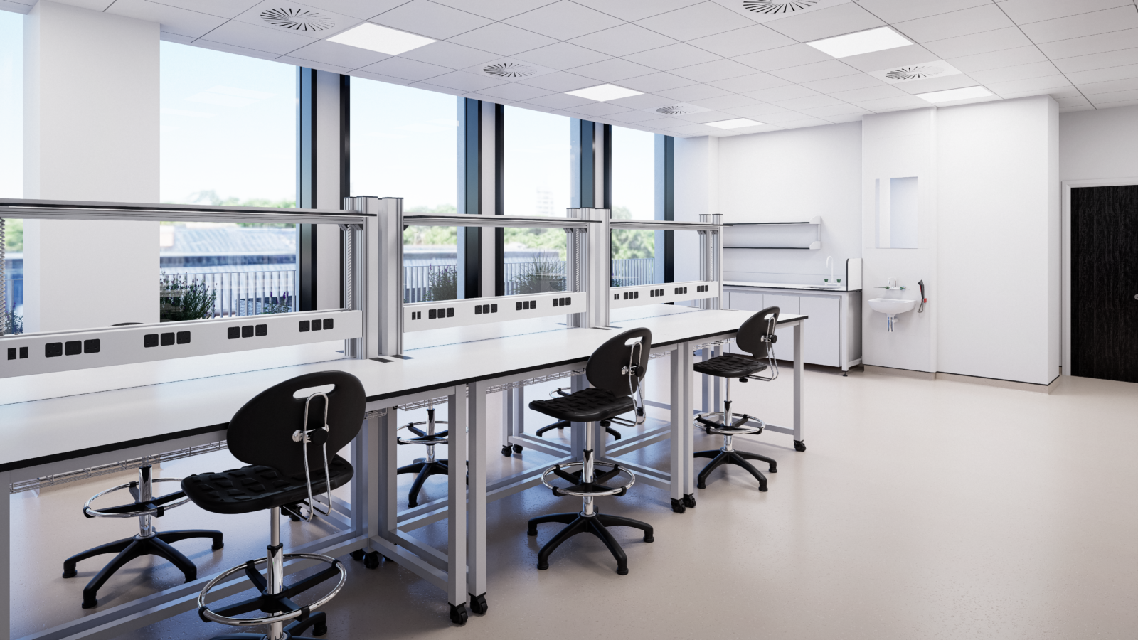 Visualisation of Versa lab space