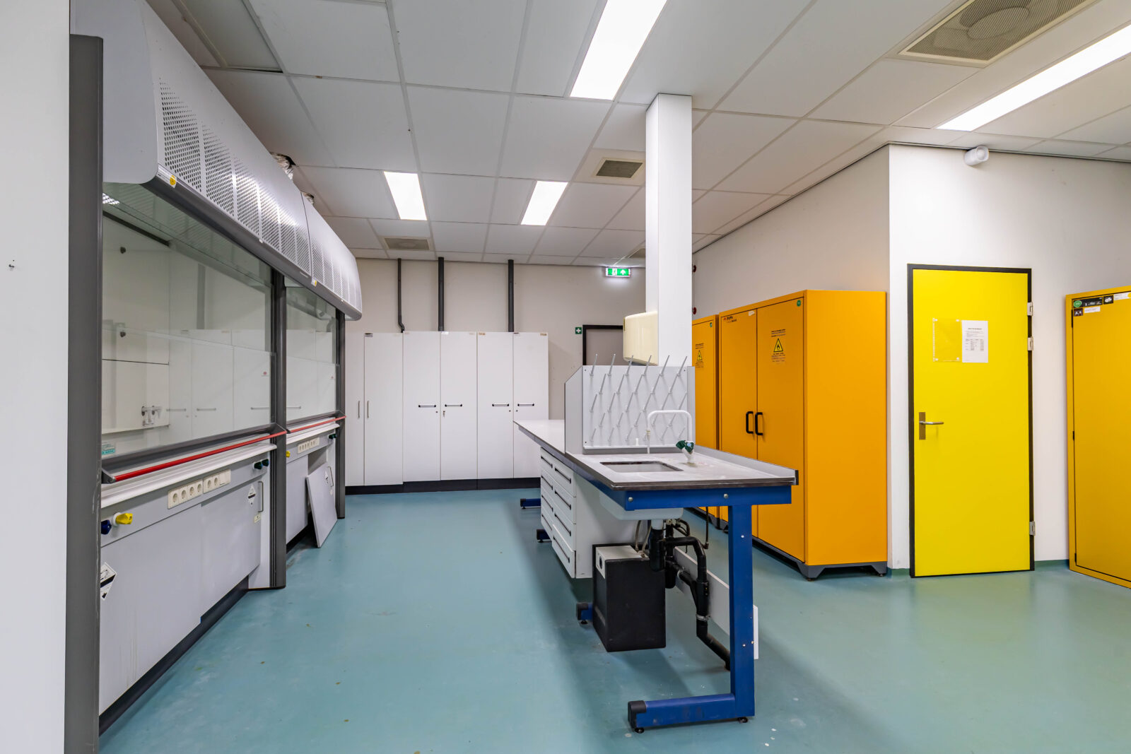 Spacious laboratory at Zernike Campus with multiple workstations
